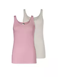 SCHIESSER | Lot de 2 débardeurs | Rose