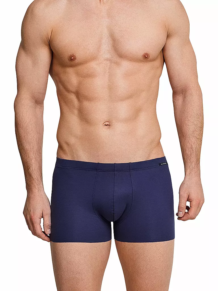 SCHIESSER | Pants "Laser Cut" (Marine) | Bleu