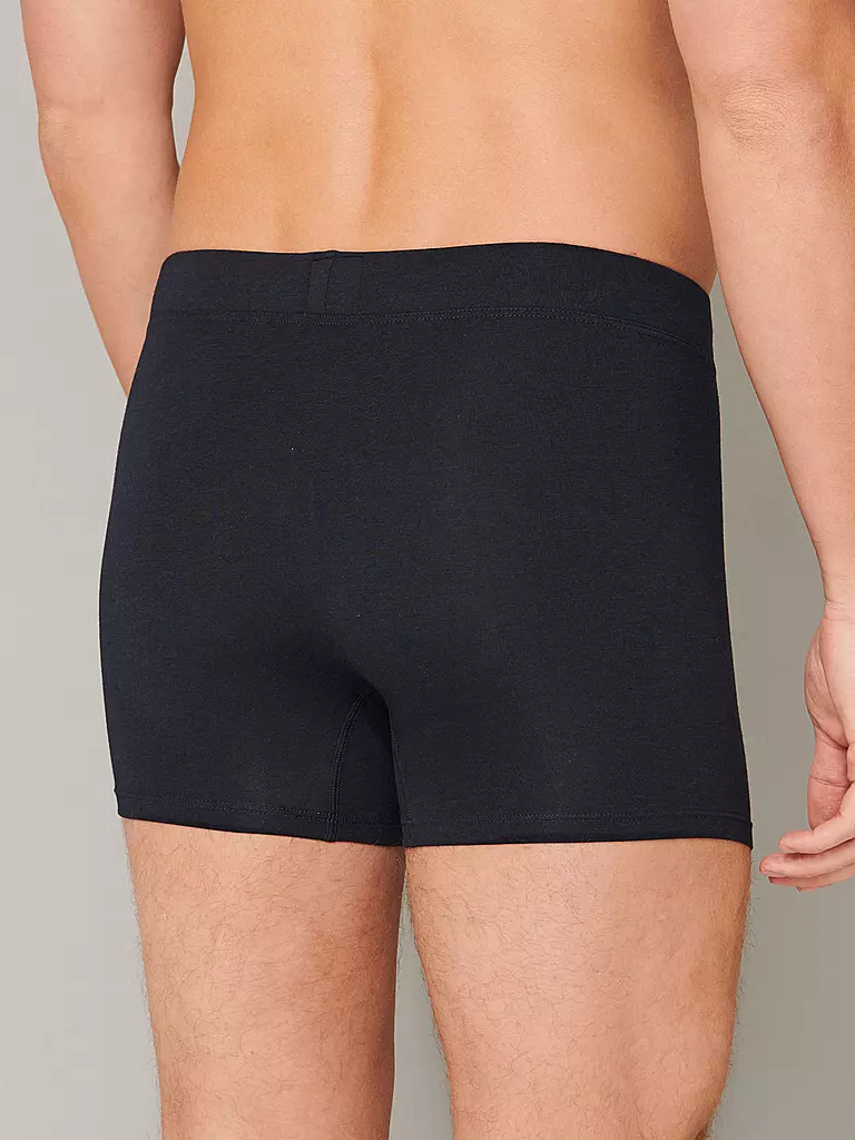 SCHIESSER | Pants "Long Life Soft" (Bleu-noir) | 