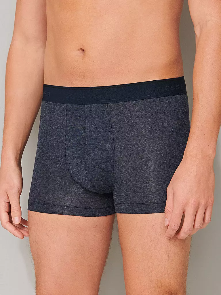 SCHIESSER | Pants "Personal Fit" (Blau Mele) | Bleu