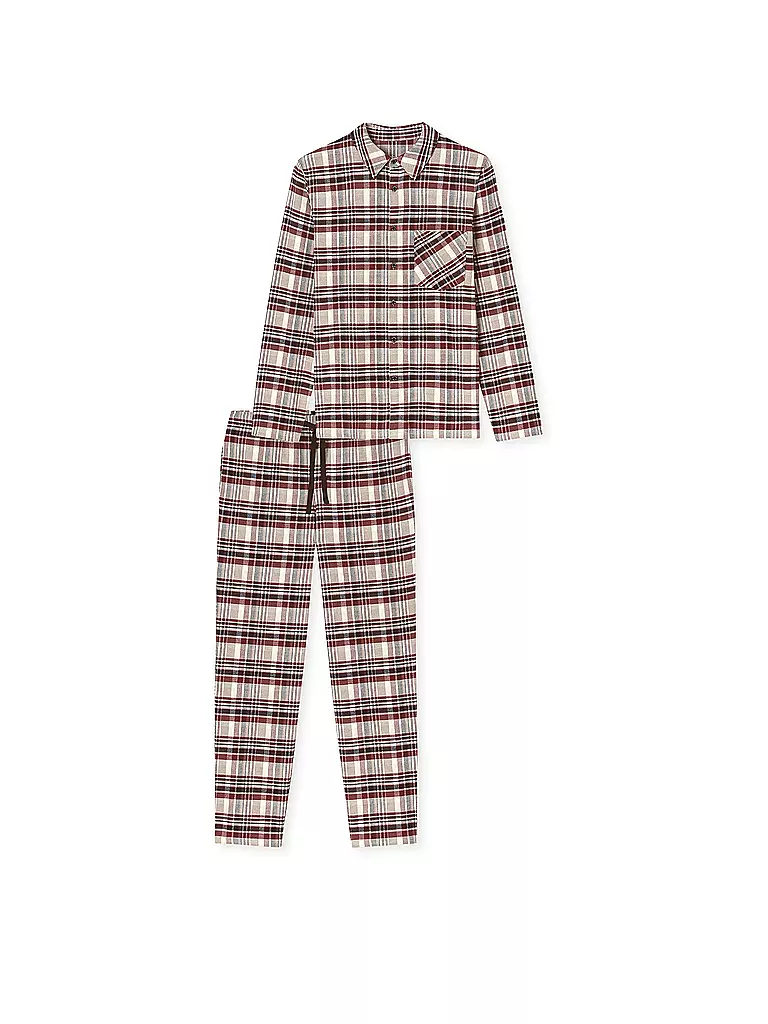 SCHIESSER | Pyjama  | Rouge foncé