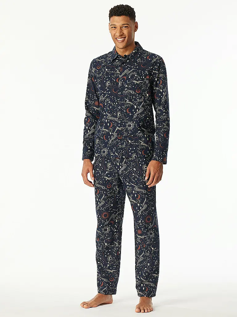 SCHIESSER | Pyjama  | Bleu