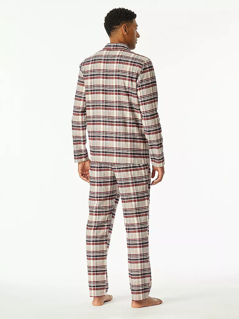 SCHIESSER | Pyjama  | Rouge foncé