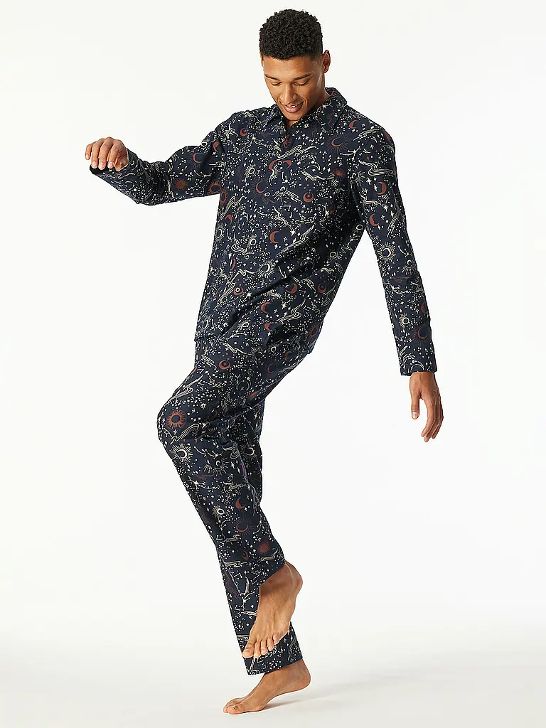 SCHIESSER | Pyjama  | Bleu