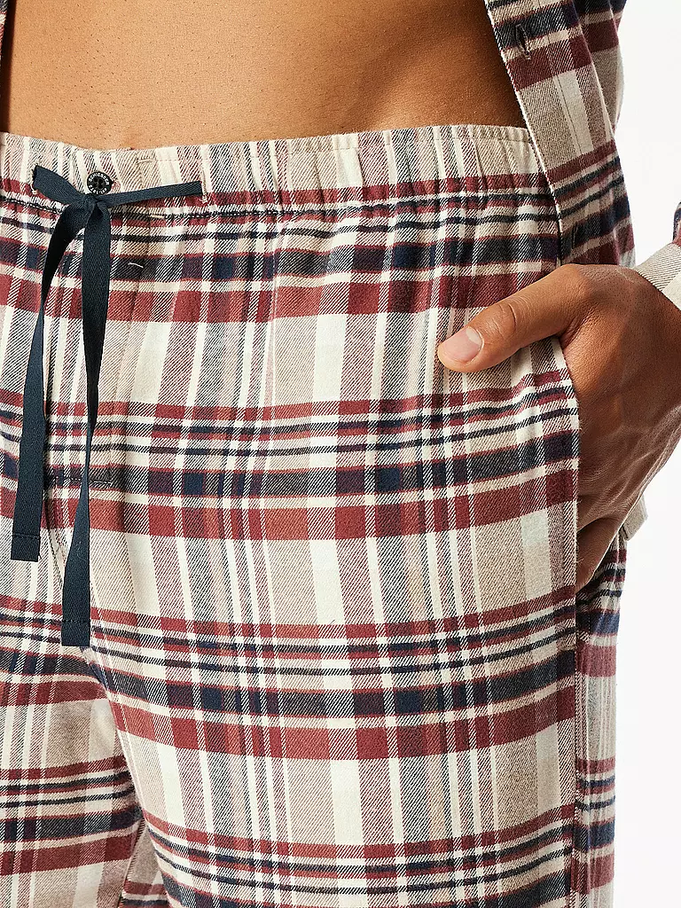 SCHIESSER | Pyjama  | Rouge foncé