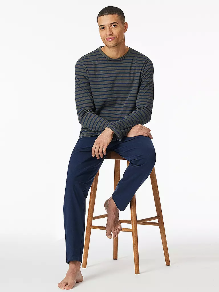 SCHIESSER | Pyjama anthracite | 