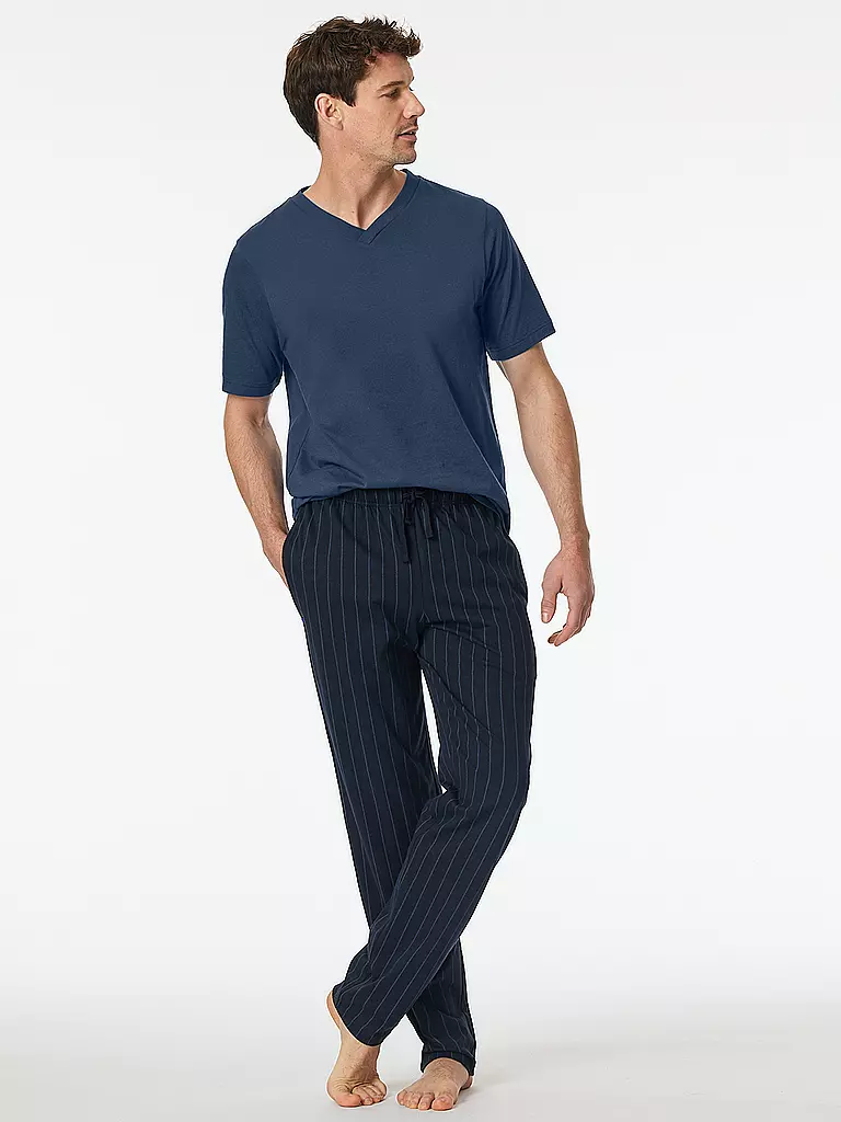 SCHIESSER | Pyjama Hose  | Bleu
