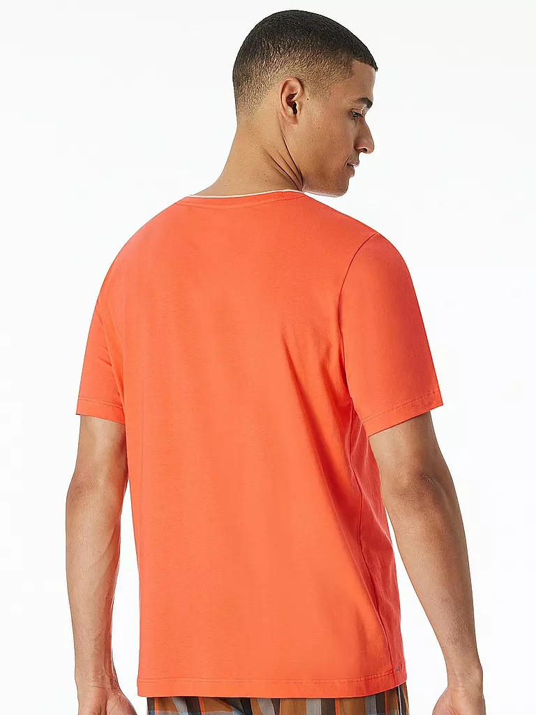 SCHIESSER | Pyjama T-Shirt | Orange