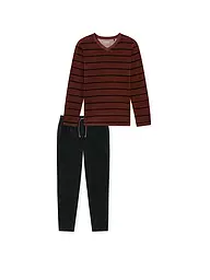 SCHIESSER | Pyjama | Rouge foncé
