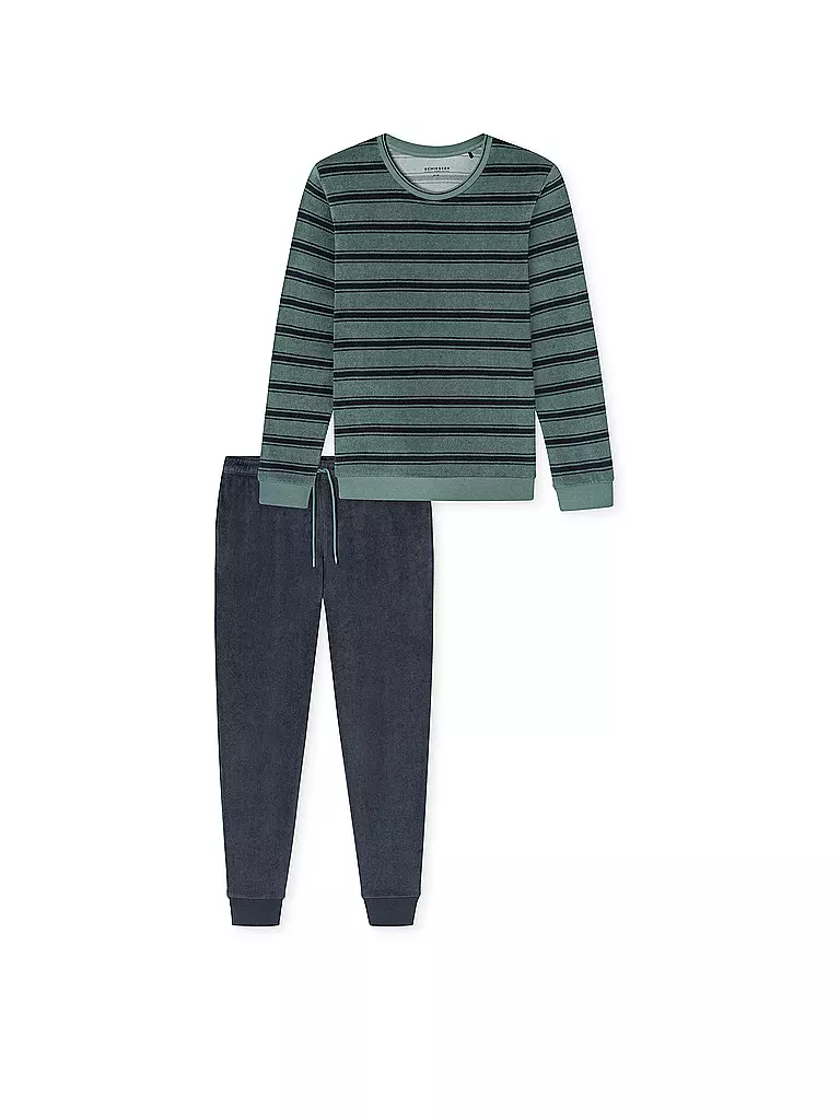 SCHIESSER | Pyjama | blau
