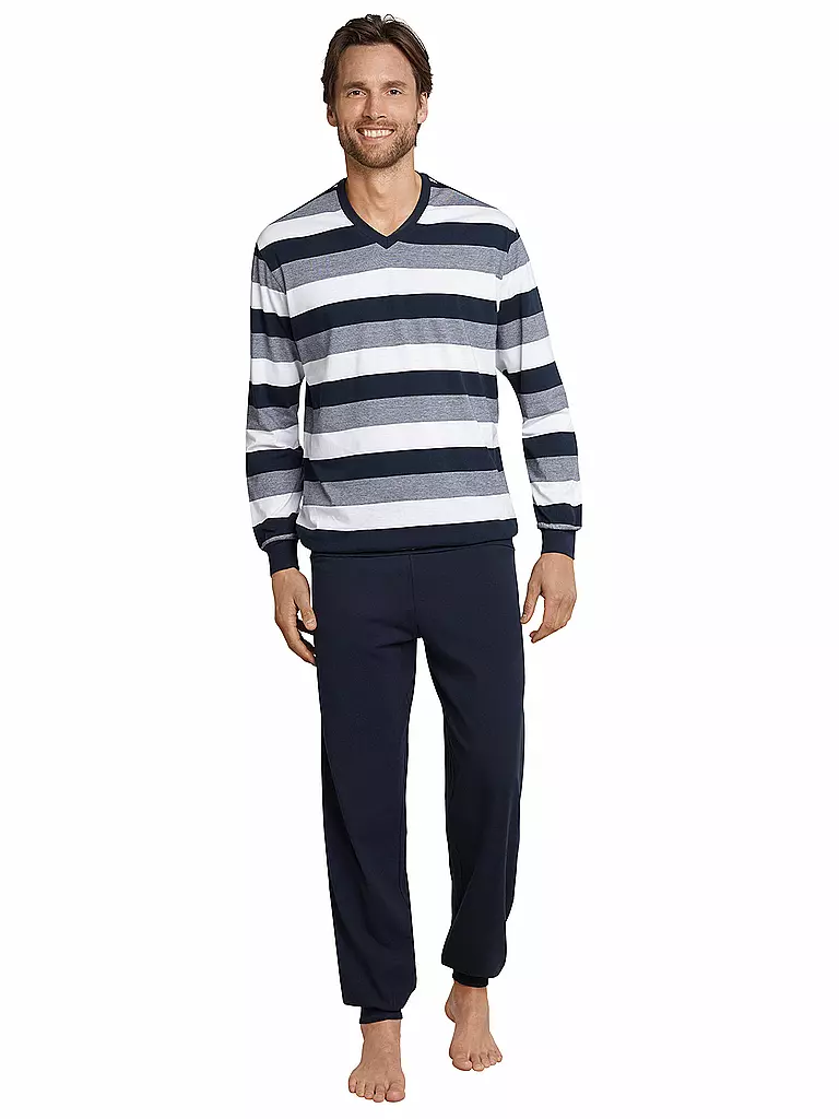 SCHIESSER | Pyjama | Bleu