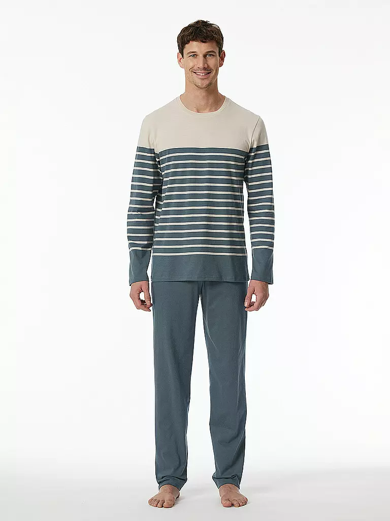 SCHIESSER | Pyjama | Bleu