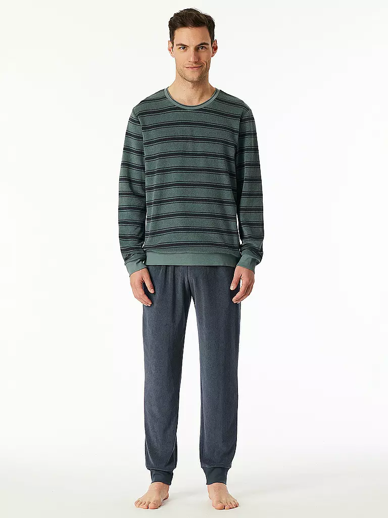 SCHIESSER | Pyjama | blau