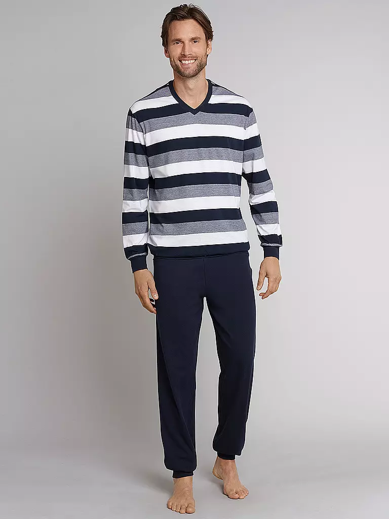 SCHIESSER | Pyjama | Bleu