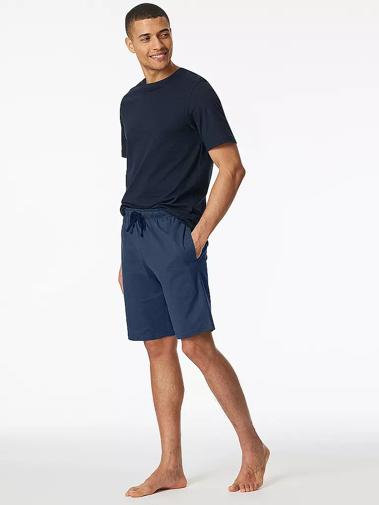 SCHIESSER | Short de pyjama MIX + RELAX | blau