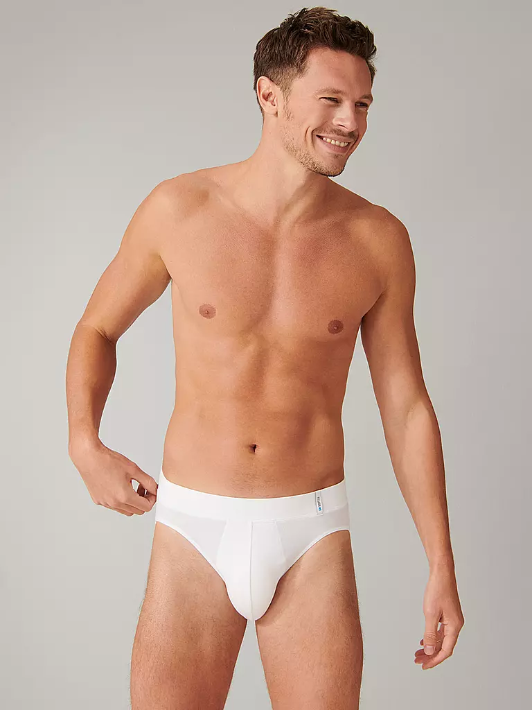 SCHIESSER | Slip "Long Life Soft" (Blanc) | 