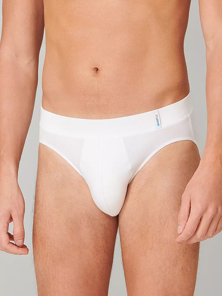 SCHIESSER | Slip "Long Life Soft" (Blanc) | 