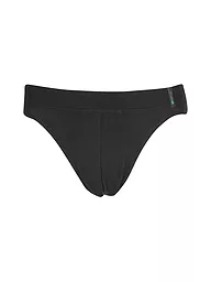 SCHIESSER | Slip "Long Life Soft" (Bleu-noir) | Bleu
