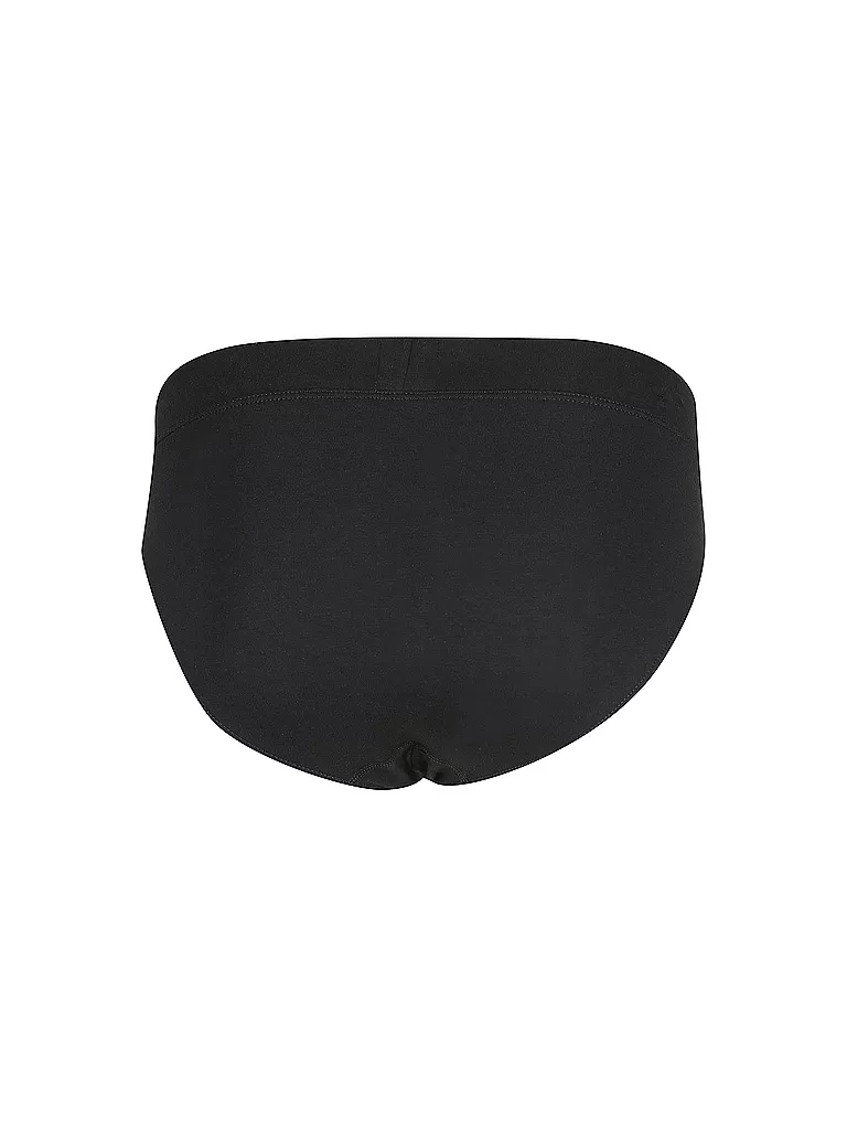 SCHIESSER | Slip "Long Life Soft" (Bleu-noir) | blau