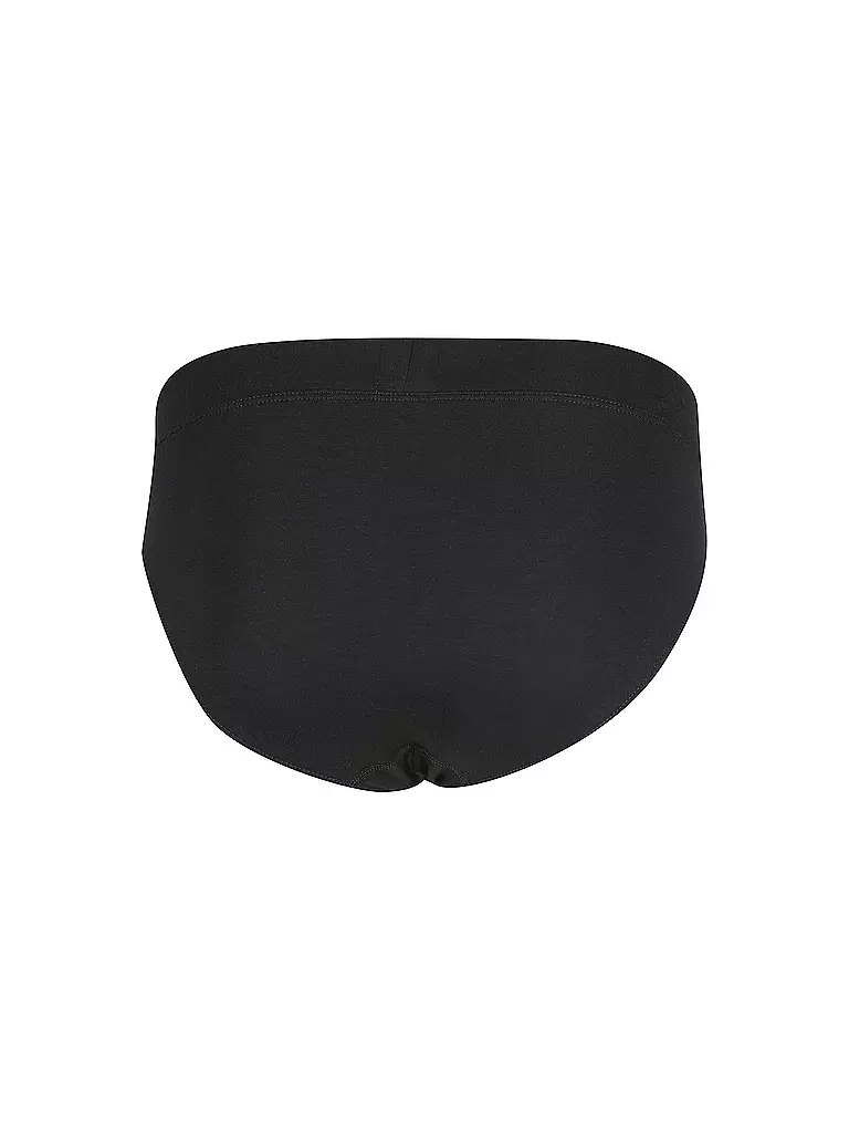 SCHIESSER | Slip "Long Life Soft" (Bleu-noir) | 