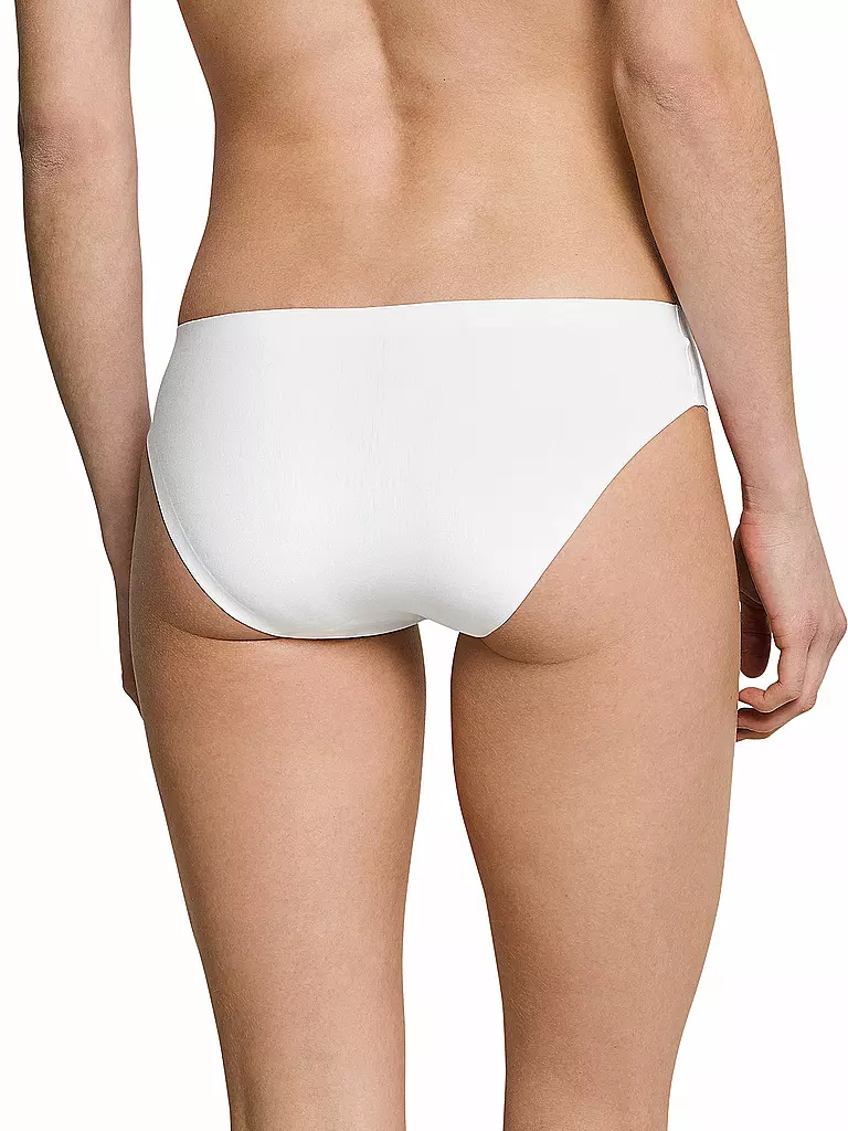 SCHIESSER | Slip INVISIBLE COTTON blanc | 