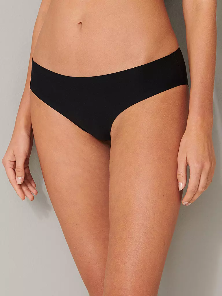 SCHIESSER | Slip INVISIBLE COTTON noir | 