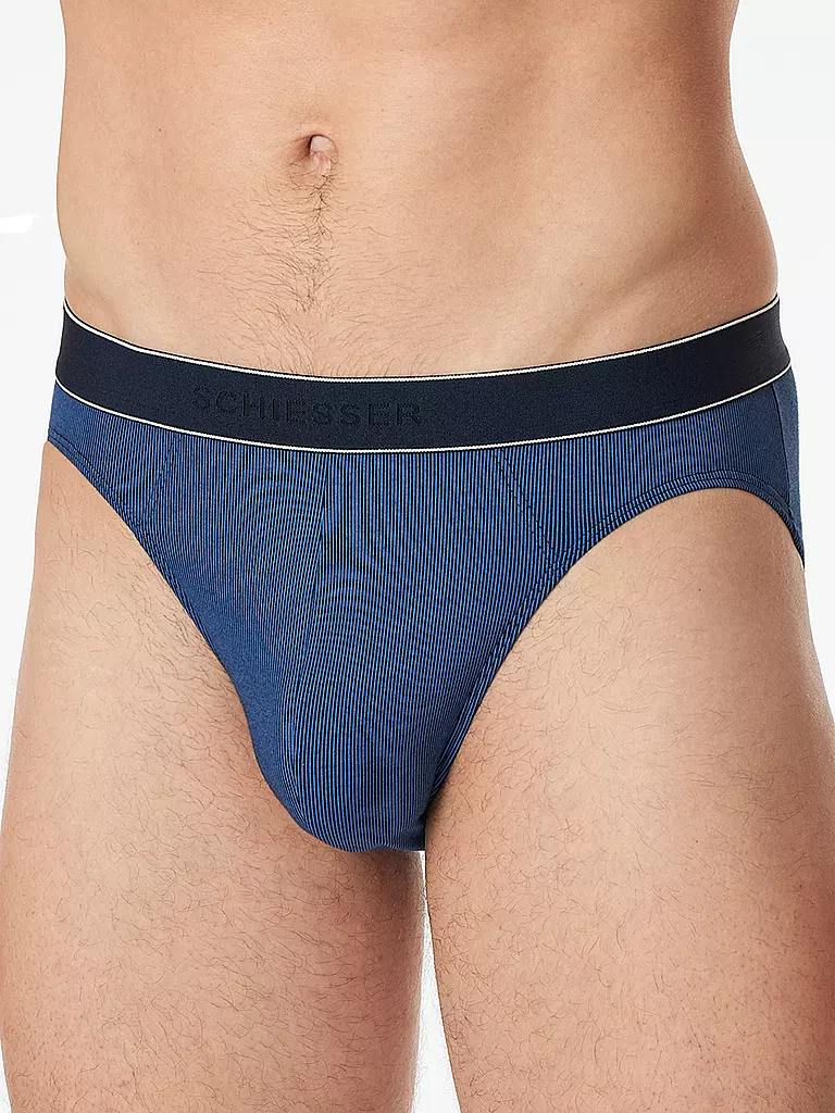 SCHIESSER | Slip Rio bleu foncé | 