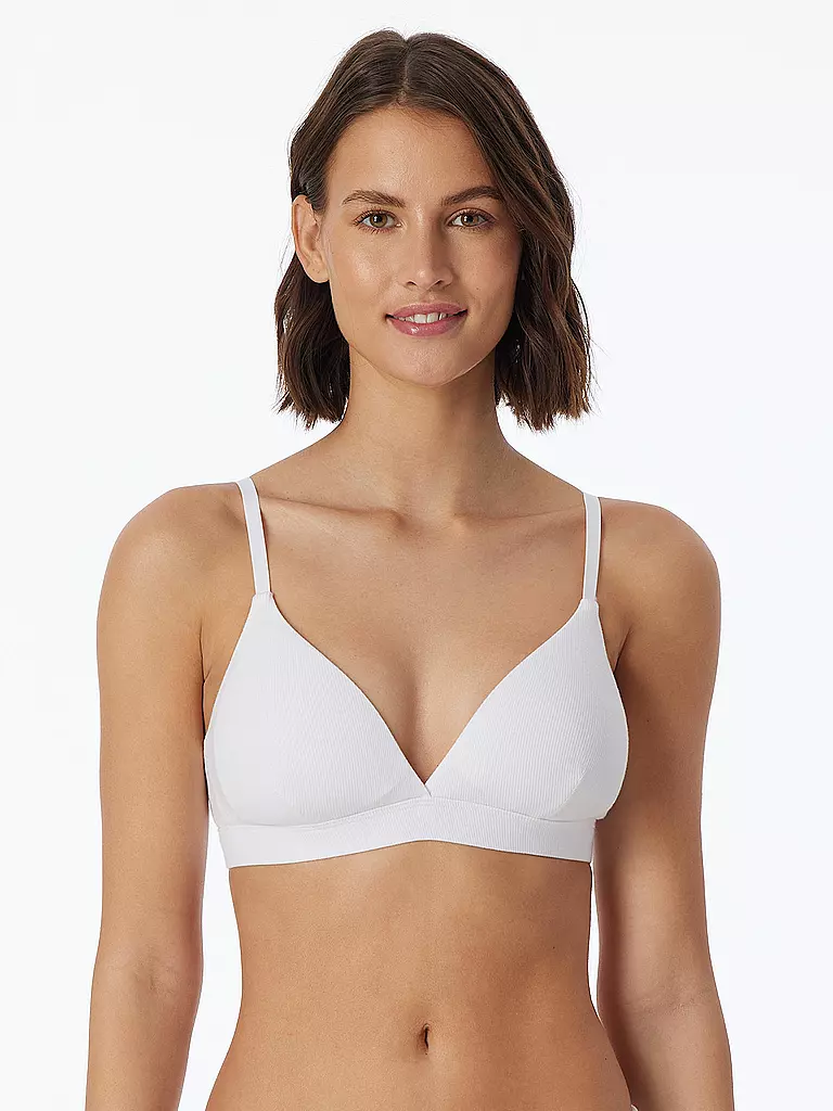 SCHIESSER | Soutien-gorge blanc avec coussinets amovibles | 