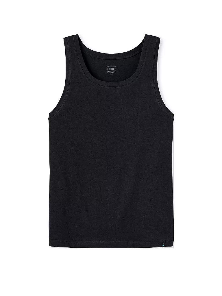 SCHIESSER | T-shirt "Long Life Soft" | Bleu