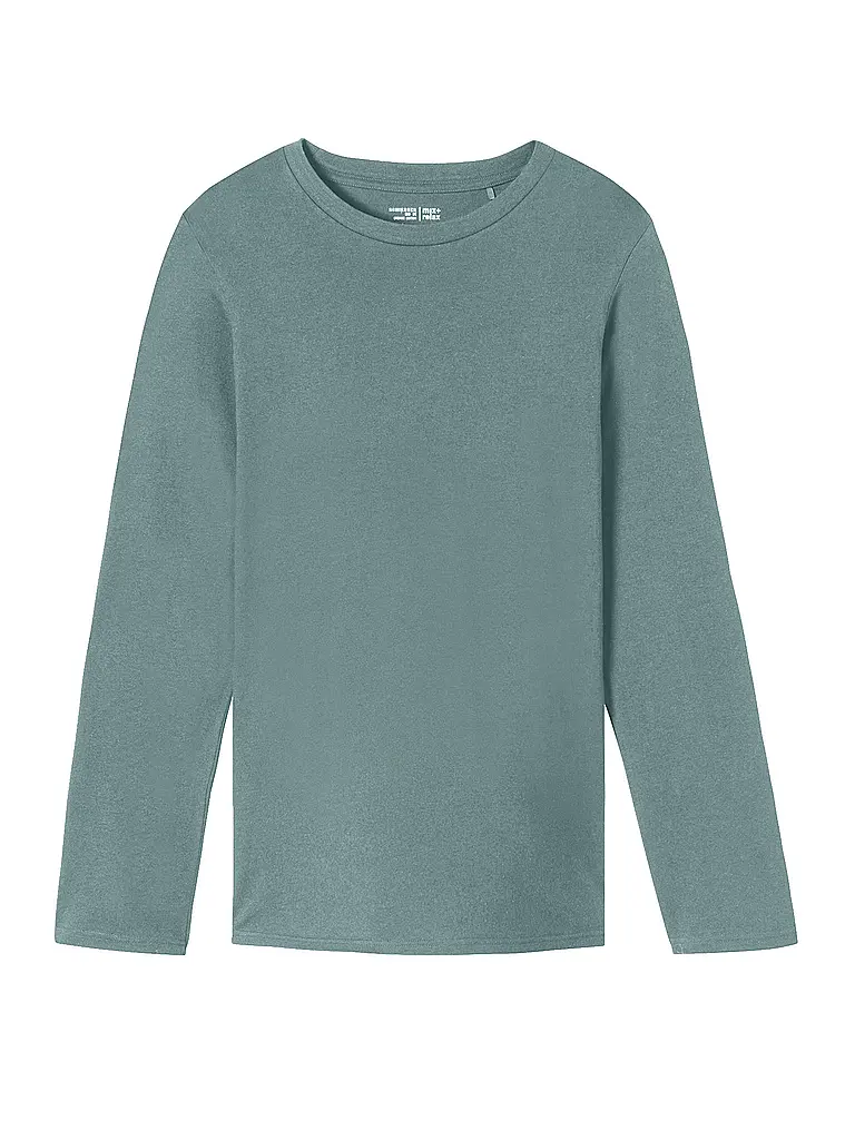 SCHIESSER | T-shirt de pyjama à manches longues | blau
