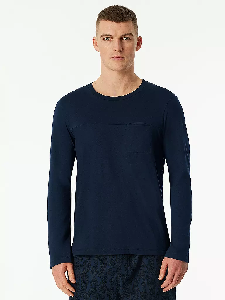 SCHIESSER | T-shirt de pyjama à manches longues | 