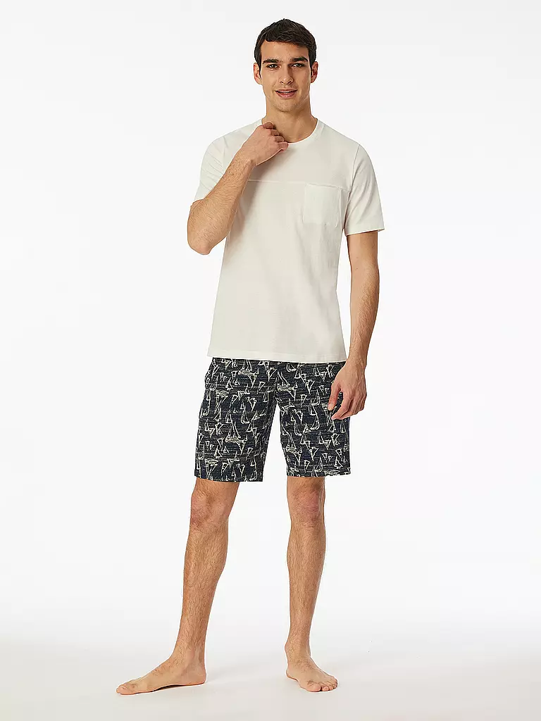 SCHIESSER | T-shirt de pyjama | Crème