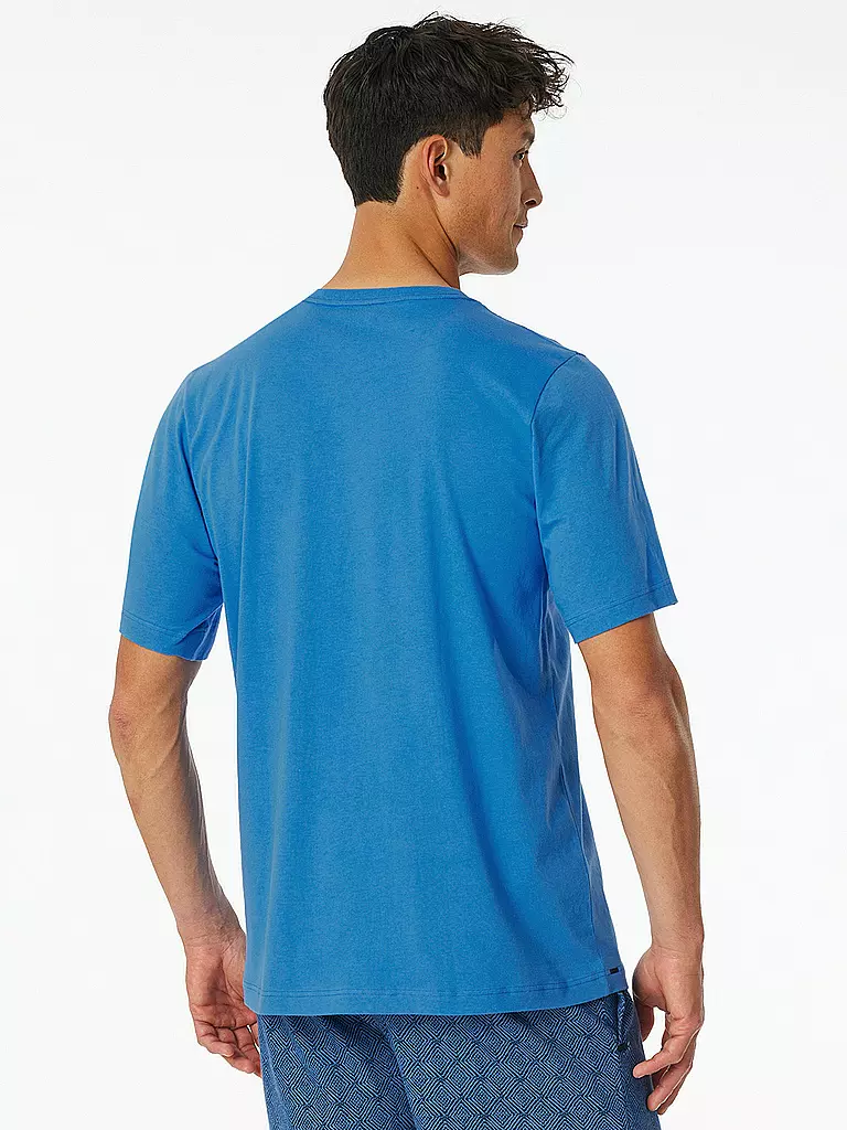SCHIESSER | T-shirt de pyjama | blau