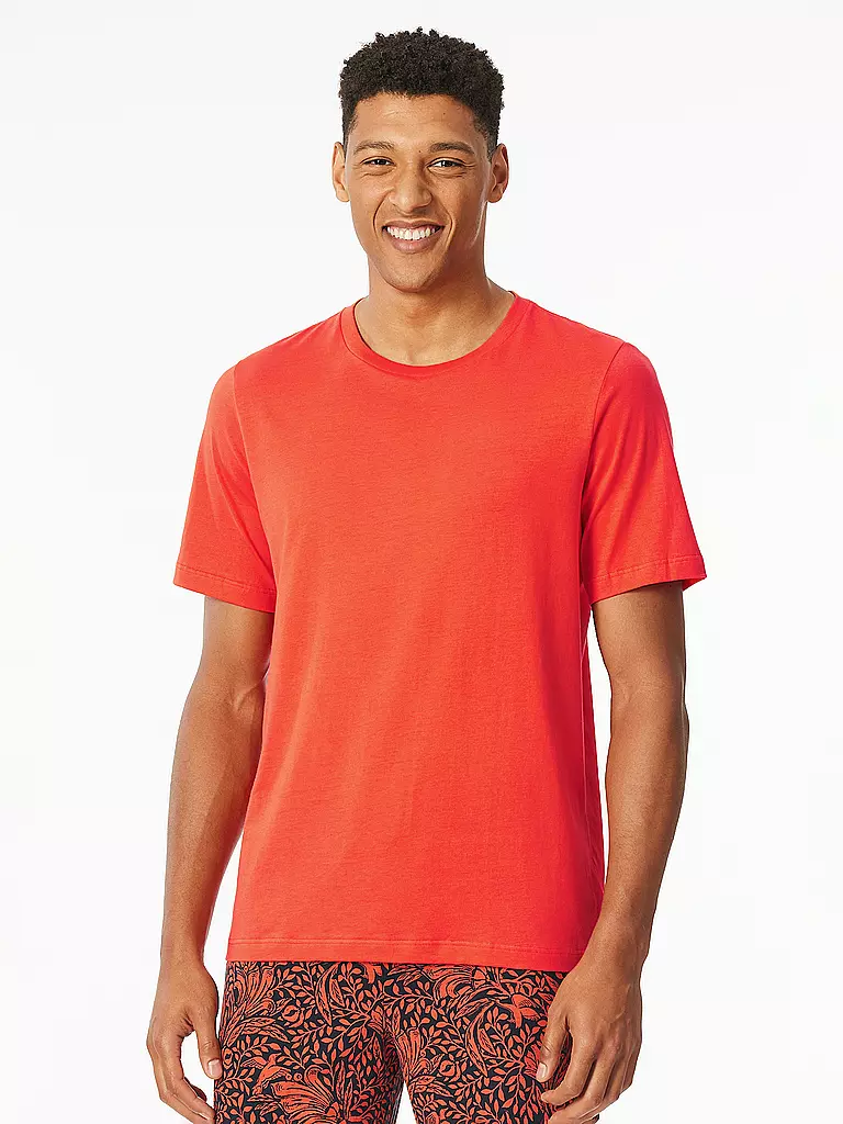 SCHIESSER | T-shirt de pyjama | orange