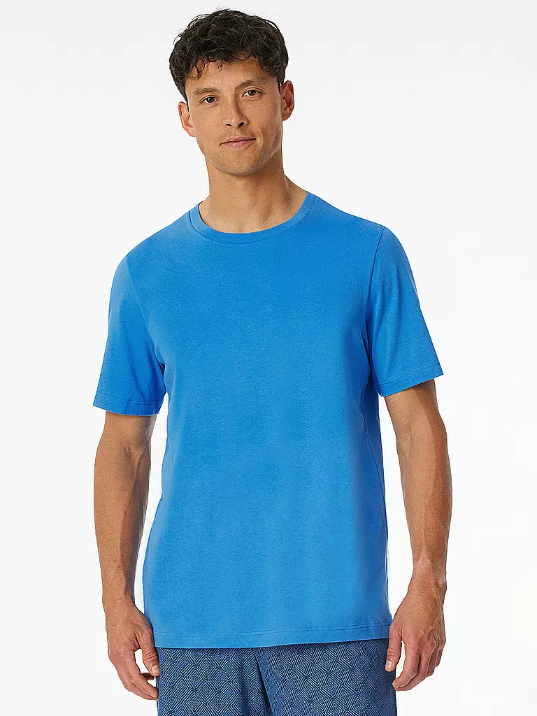 SCHIESSER | T-shirt de pyjama | blau