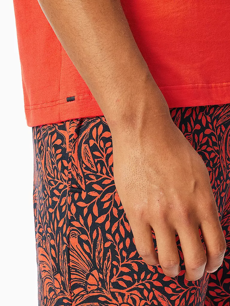 SCHIESSER | T-shirt de pyjama | orange