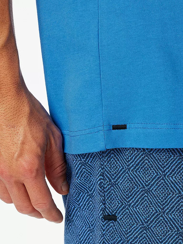 SCHIESSER | T-shirt de pyjama | blau