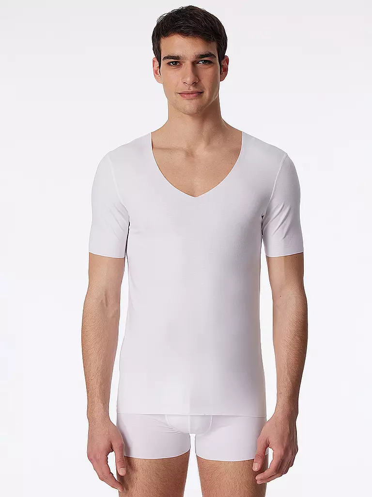 SCHIESSER | T-shirt | weiss