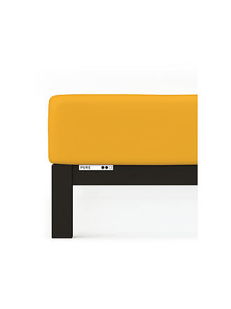 SCHLAFGUT | Drap-housse en jersey PURE 90x200cm Jaune Foncé S