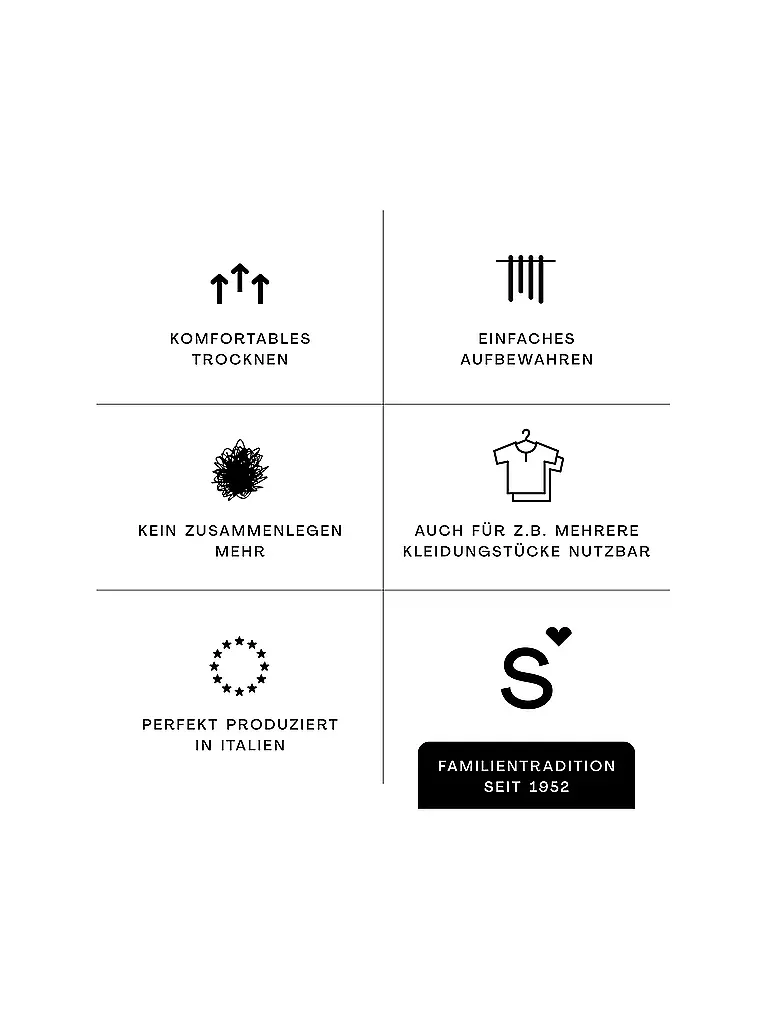 SCHLAFGUT | Cintre à drap LOOP 45,5cm Noir |