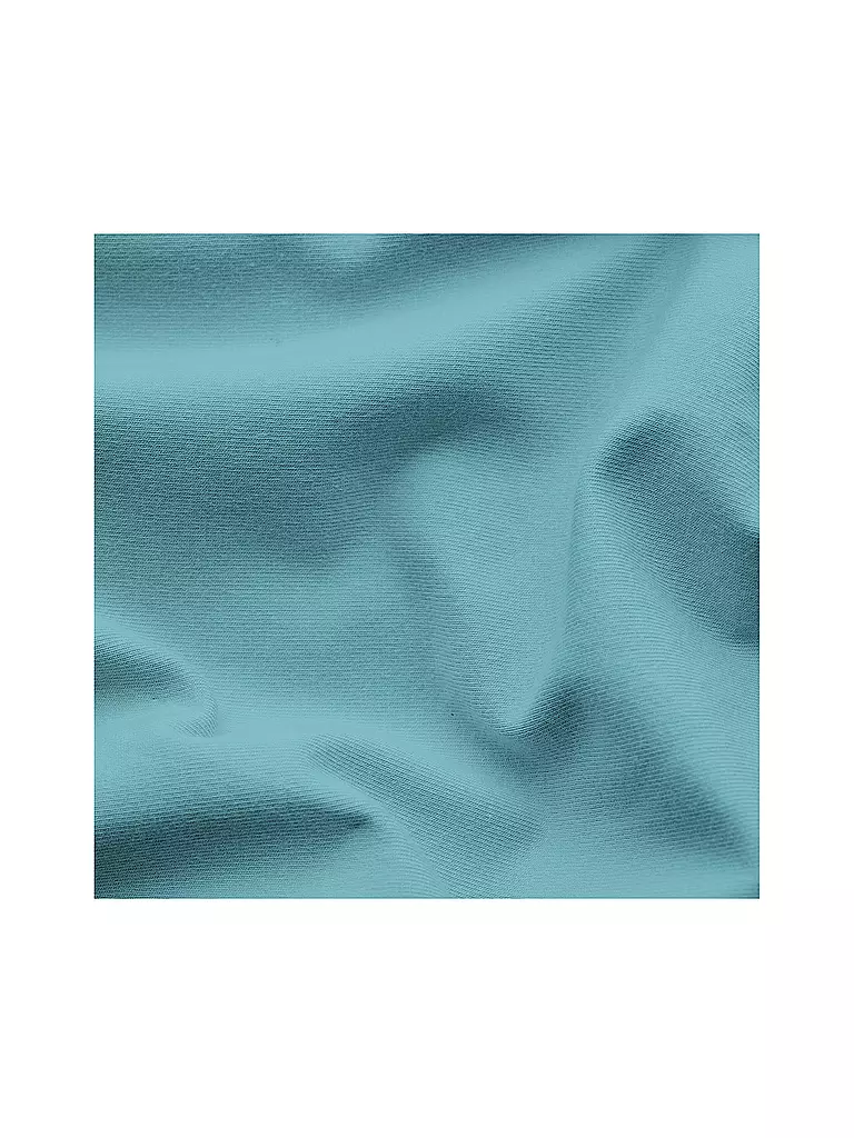 SCHLAFGUT | Drap-housse en jersey PURE 140x200cm Pétrole Mid L | Menthe