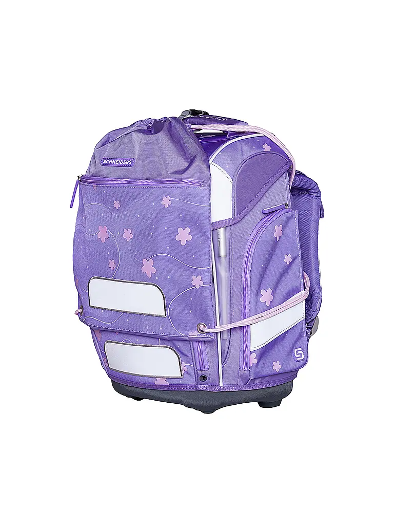 SCHNEIDERS | Ensemble de cartables Ergolite 9 pièces Anna Maria Damm Flowery | Lilas