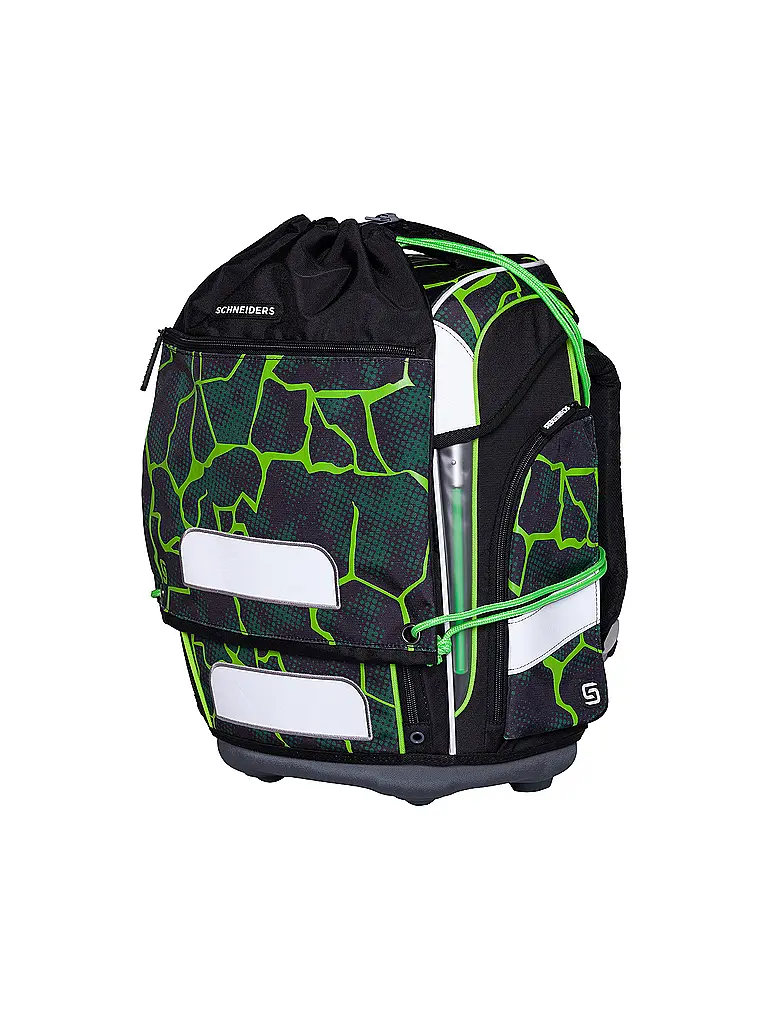 SCHNEIDERS | Ensemble de cartables Ergolite 9 pièces Crash | Noir