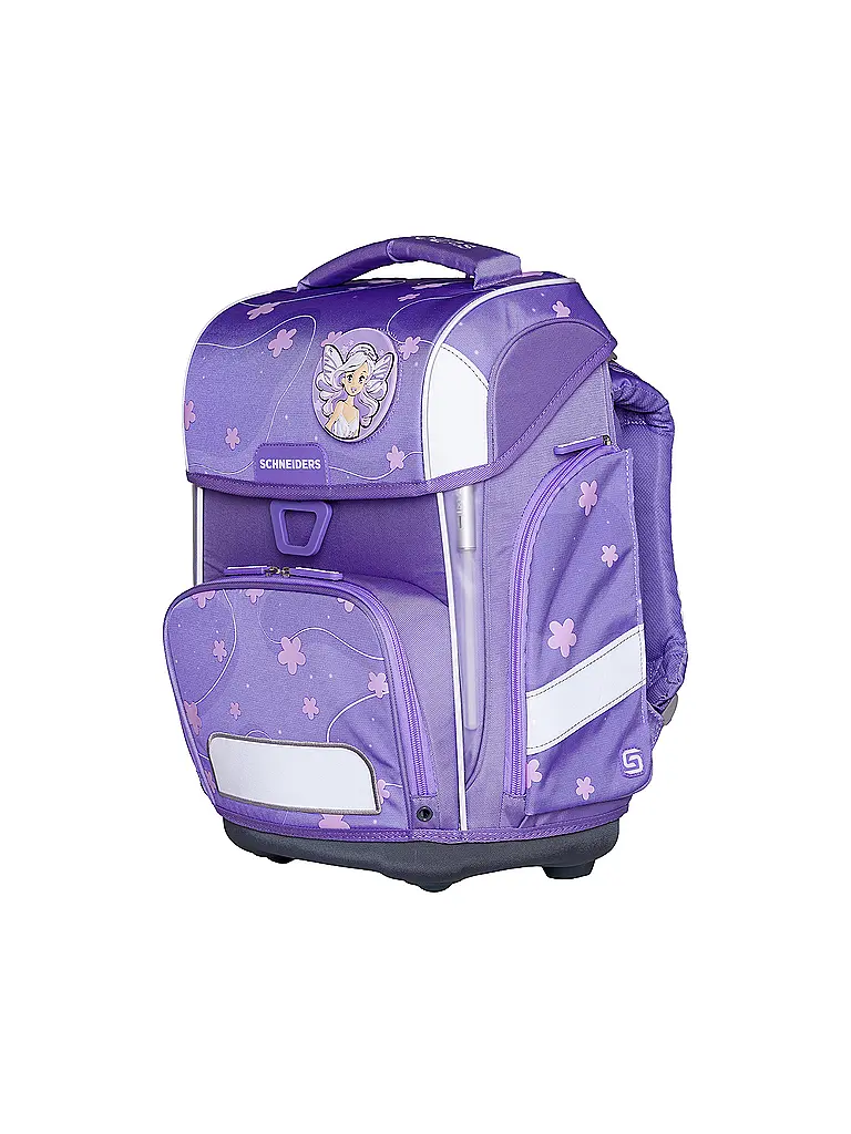 SCHNEIDERS | Ensemble de cartables Ergolite 9 pièces Flowery | Lilas