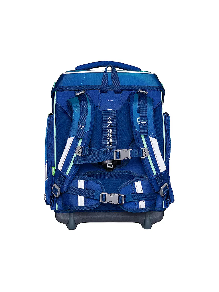 SCHNEIDERS | Ensemble de cartables Ergolite 9 pièces Geo Motion | Bleu