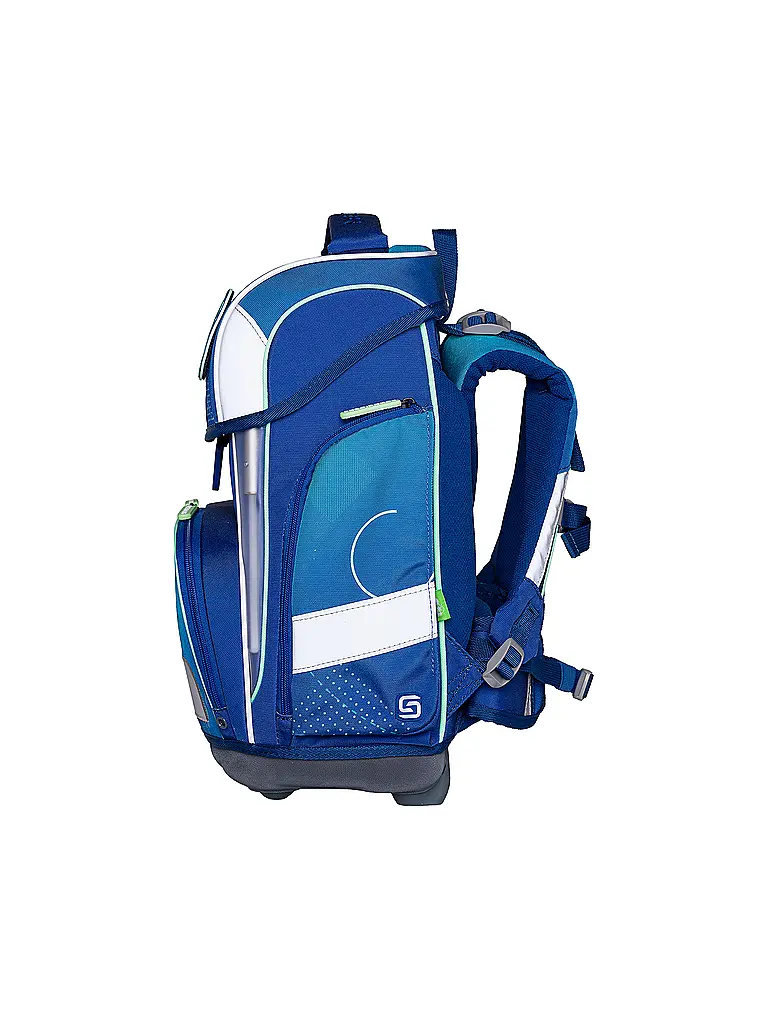 SCHNEIDERS | Ensemble de cartables Ergolite 9 pièces Geo Motion | Bleu