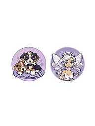 SCHNEIDERS | Nom du produit: Patches Puppies/Fairy | Lilas