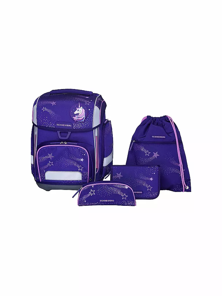 SCHNEIDERS | Schultaschen Set Ergolite 9tlg  Flashlight | Lilas
