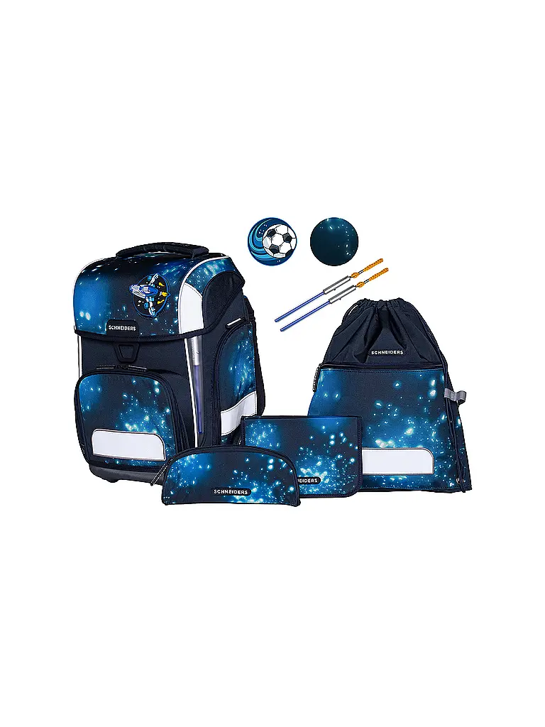 SCHNEIDERS | Set de cartables Ergolite 9 pièces Anna Maria Damm Deep Cosmos | Bleu foncé