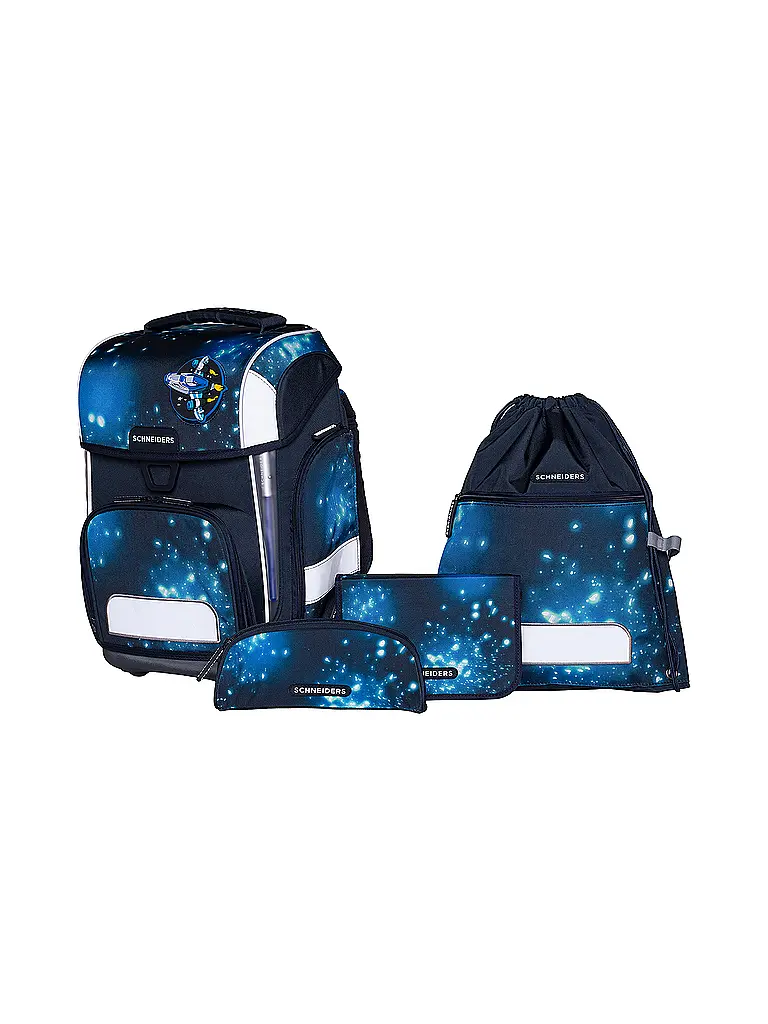 SCHNEIDERS | Set de cartables Ergolite 9 pièces Anna Maria Damm Deep Cosmos | Bleu foncé